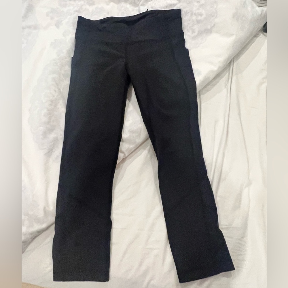 lululemon cropped training leggings with pockets